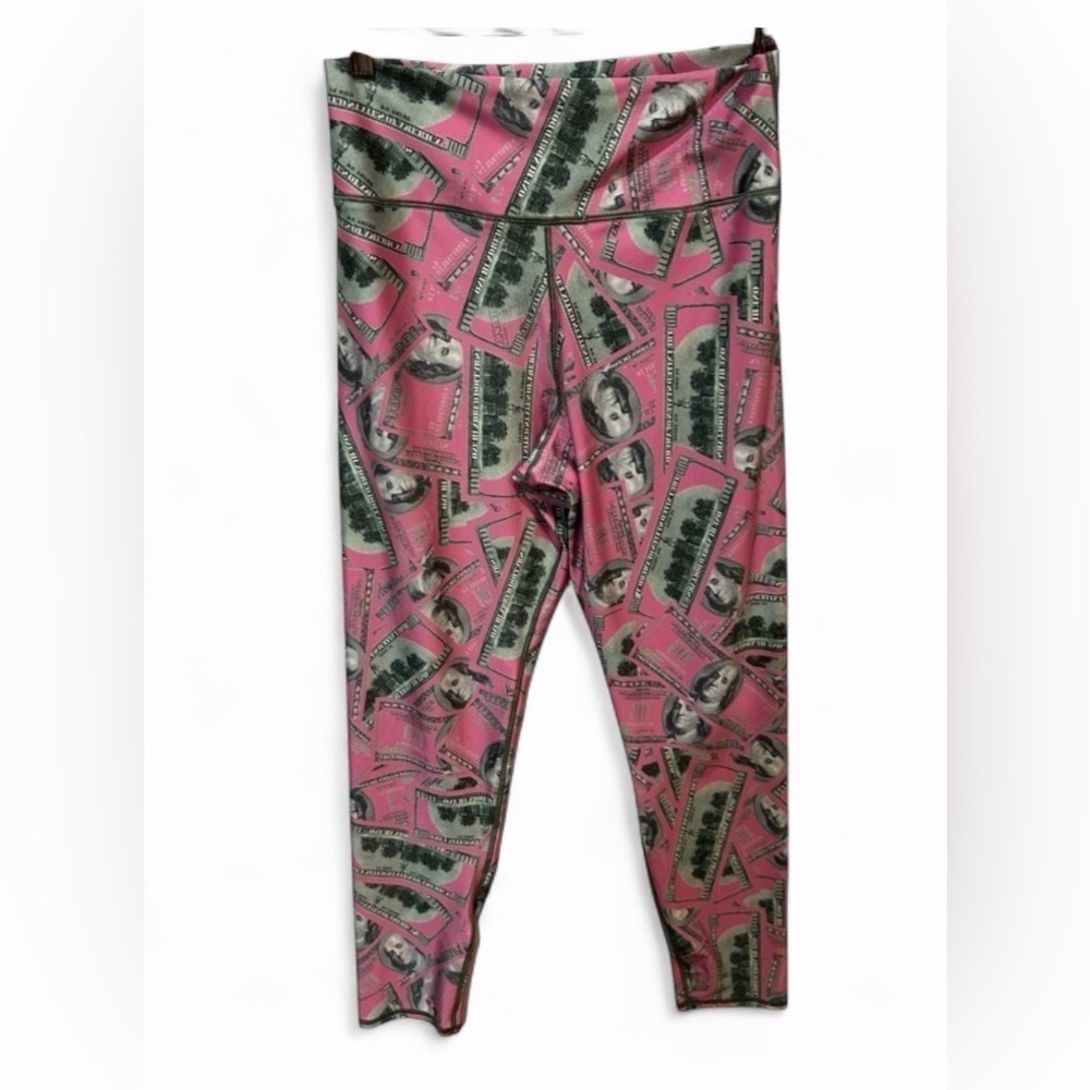 Brittany Allen Women's Pink Money Print Leggings